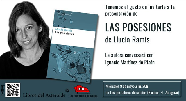 Llucia Ramis presenta Las Posesiones, en Los Portadores de Sueños